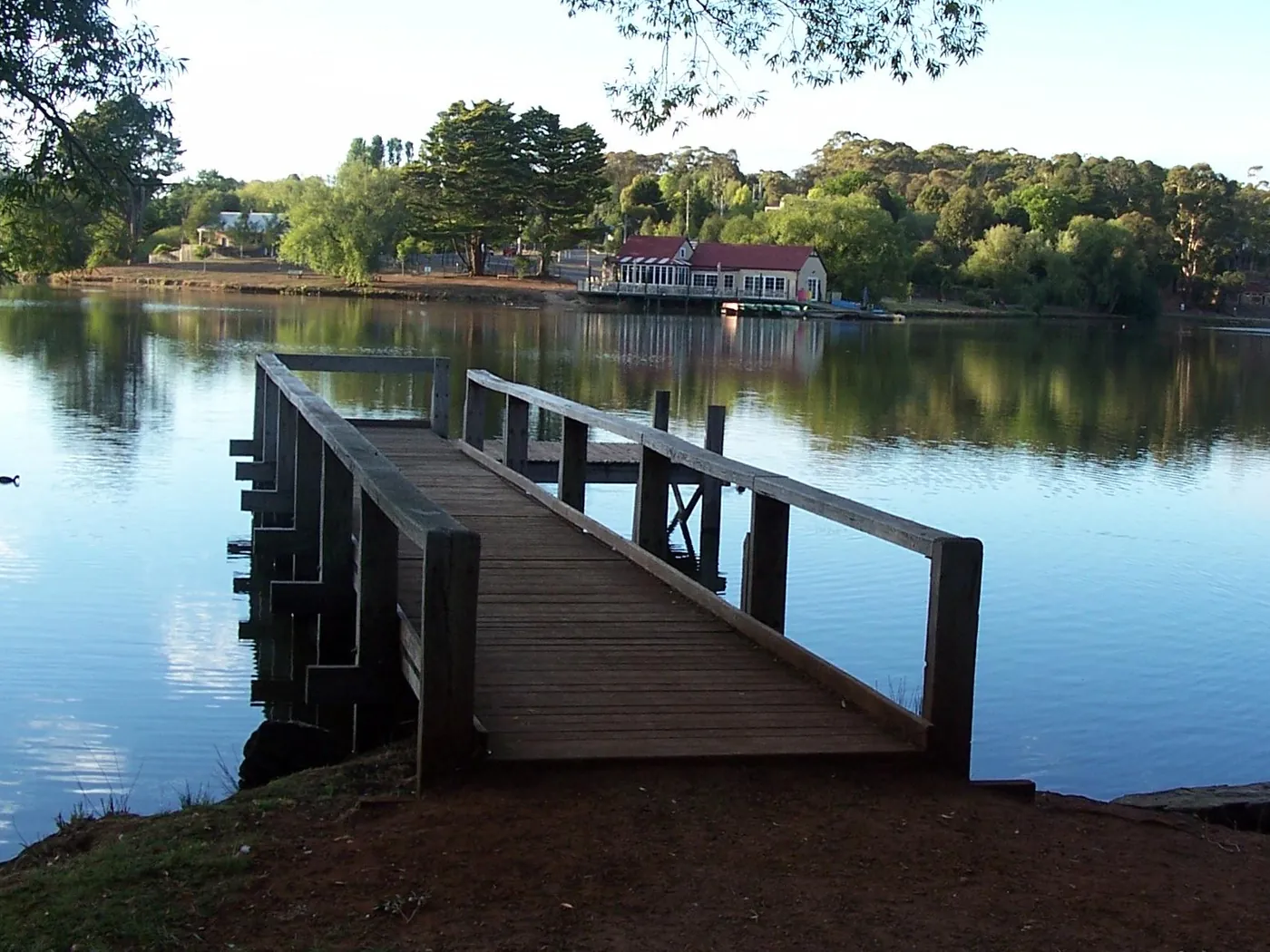A jetty on Lake Daylesford