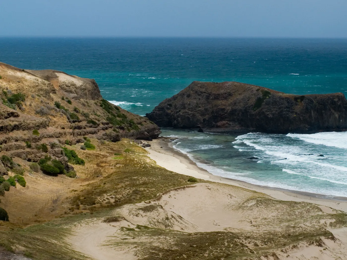 Elephant Rock on the ocean coast of Mornington Peninsula National Park
