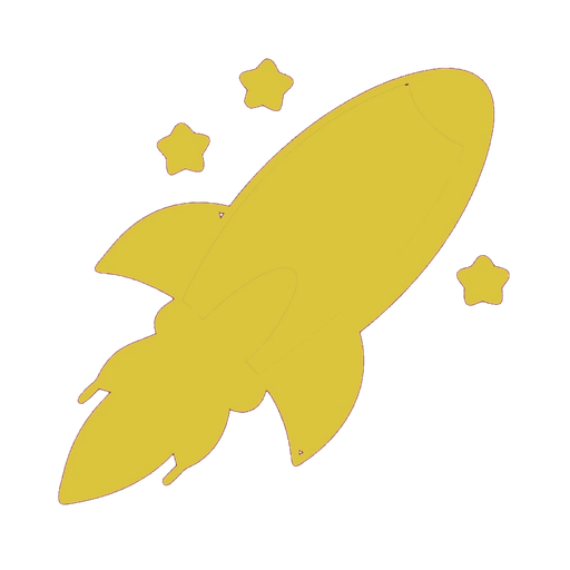 Cavmir rocket icon, transparent background