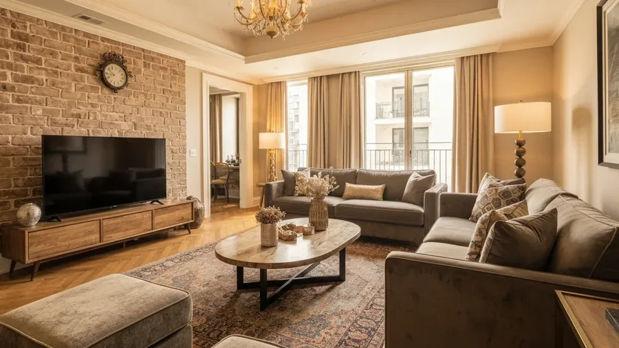 Side-by-side comparison of hotel room vs Airbnb property value