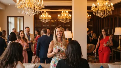 Host reviewing pricing dashboard on laptop with calendar open