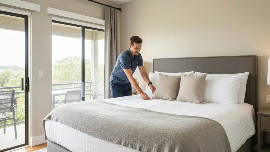 90-day Airbnb launch checklist spread across planning board