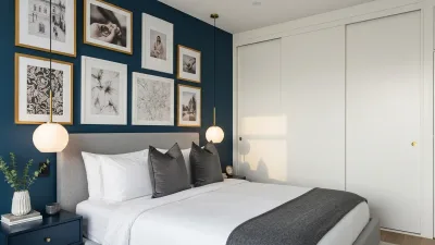 Airbnb bedroom transformation showing budget interior design upgrade results