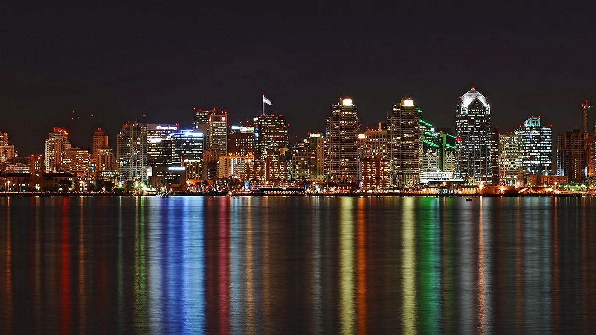 A sought-after US destination cityscape — the kind of place travelers type into a search box