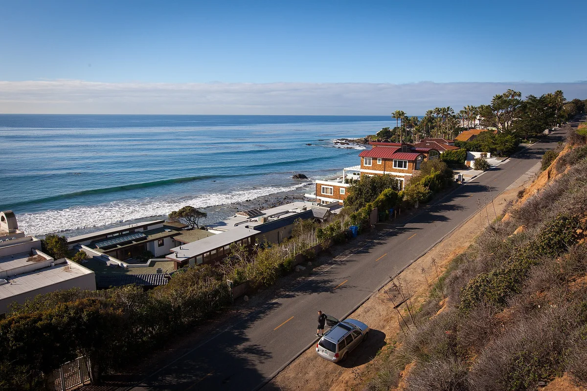 Beachfront homes along the Malibu coast, one of the most valuable coastal trophy markets in the world