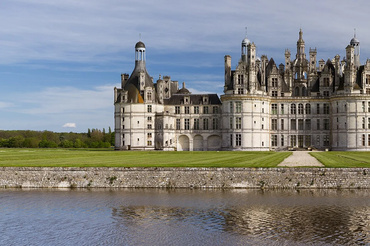 The Château de Chambord in the Loire Valley, a French Renaissance landmark