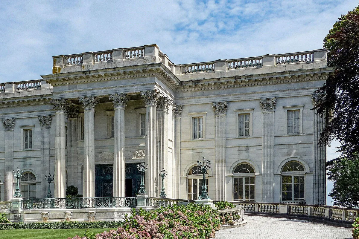 Marble House in Newport, a Gilded Age mansion modeled on European palaces