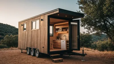 Charming tiny home Airbnb with loft bedroom and outdoor seating area