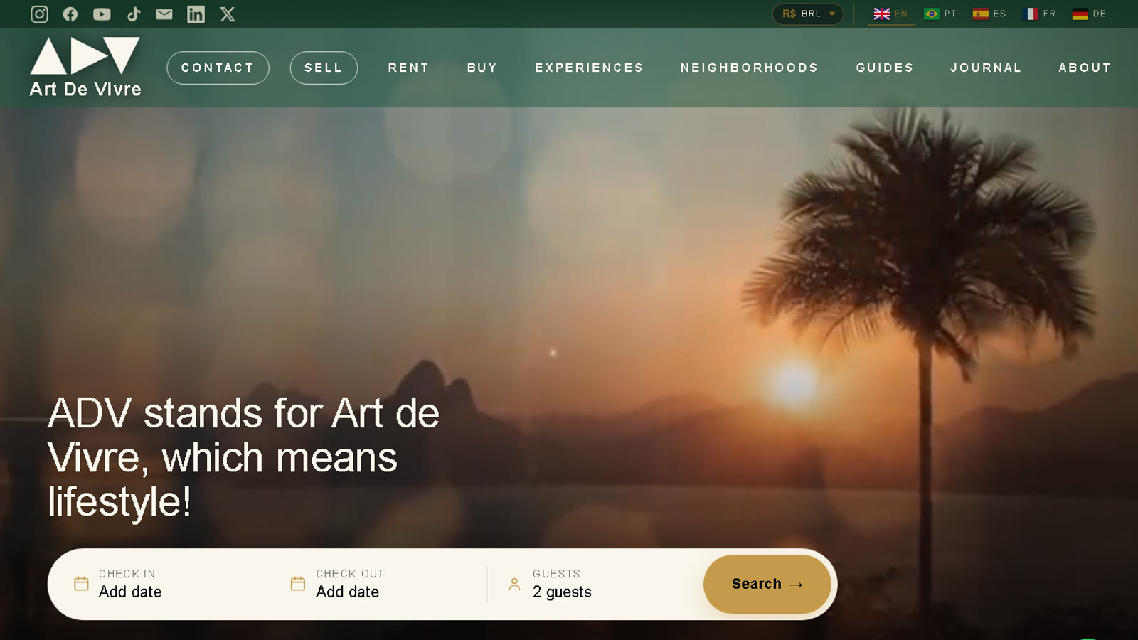 Art de Vivre — Rio de Janeiro real estate, the art of living