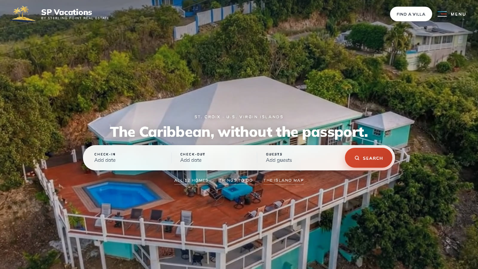 SP Vacations — vacation villas and condos on St. Croix, U.S. Virgin Islands