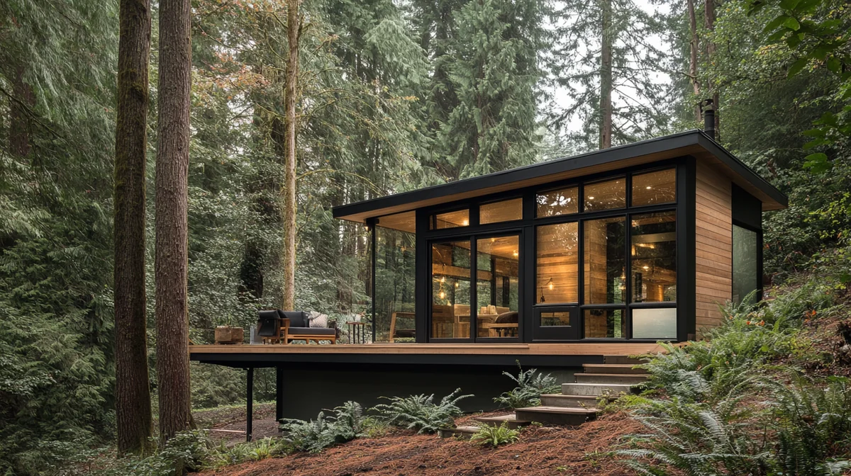 Interior-designed cabin rental by Cavmir