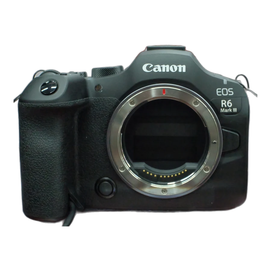 Canon EOS R6 Mark III — the camera reviewed in this guide, photographed against a plain background