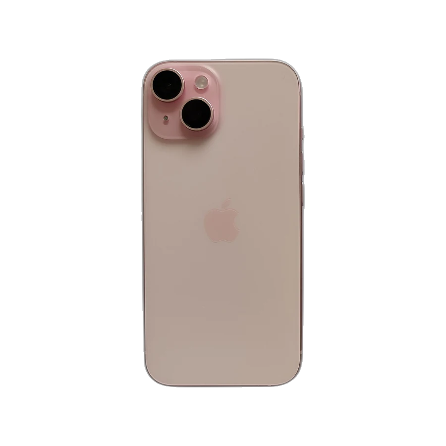 iPhone 15 — the phone reviewed in this guide, photographed against a plain background