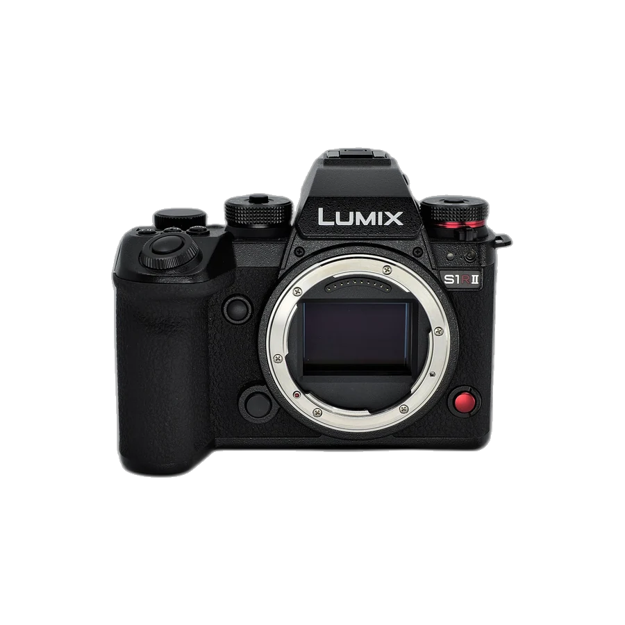 Lumix S1R II — the camera reviewed in this guide, photographed against a plain background