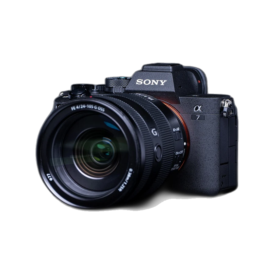 Sony α7 IV — the camera reviewed in this guide, photographed against a plain background