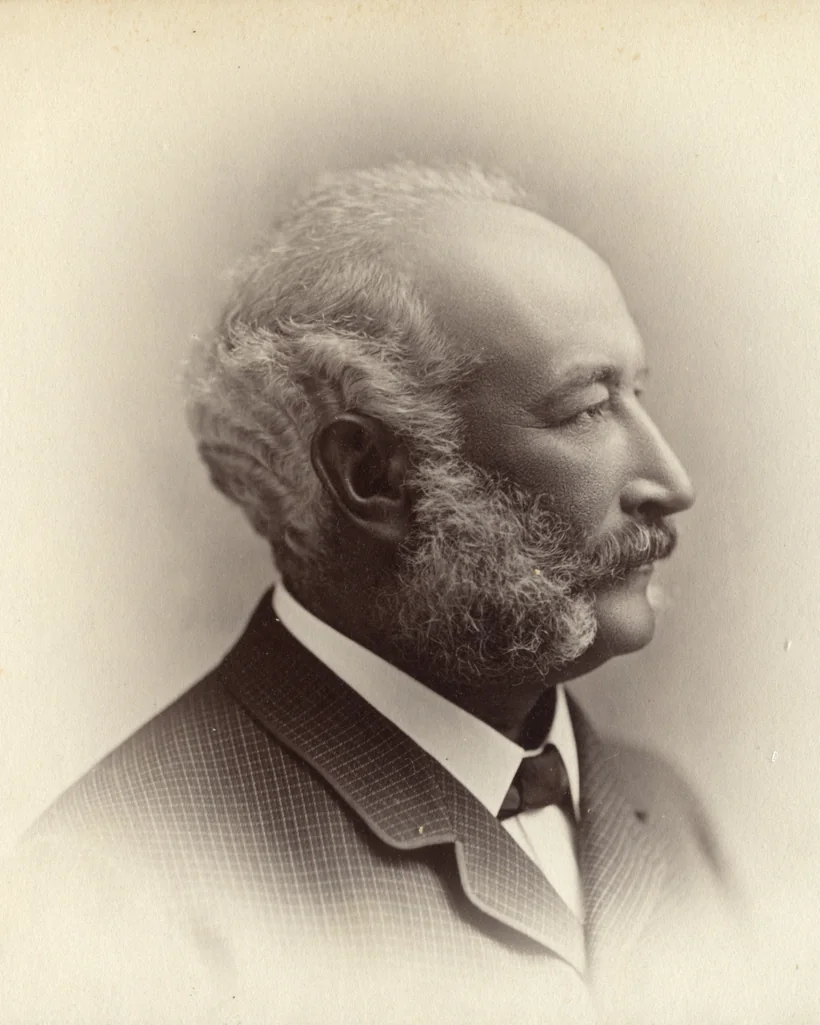 Portrait of Adolph Sutro, who built the Cliff House and the Sutro Baths as San Francisco tourist attractions and later served as mayor
