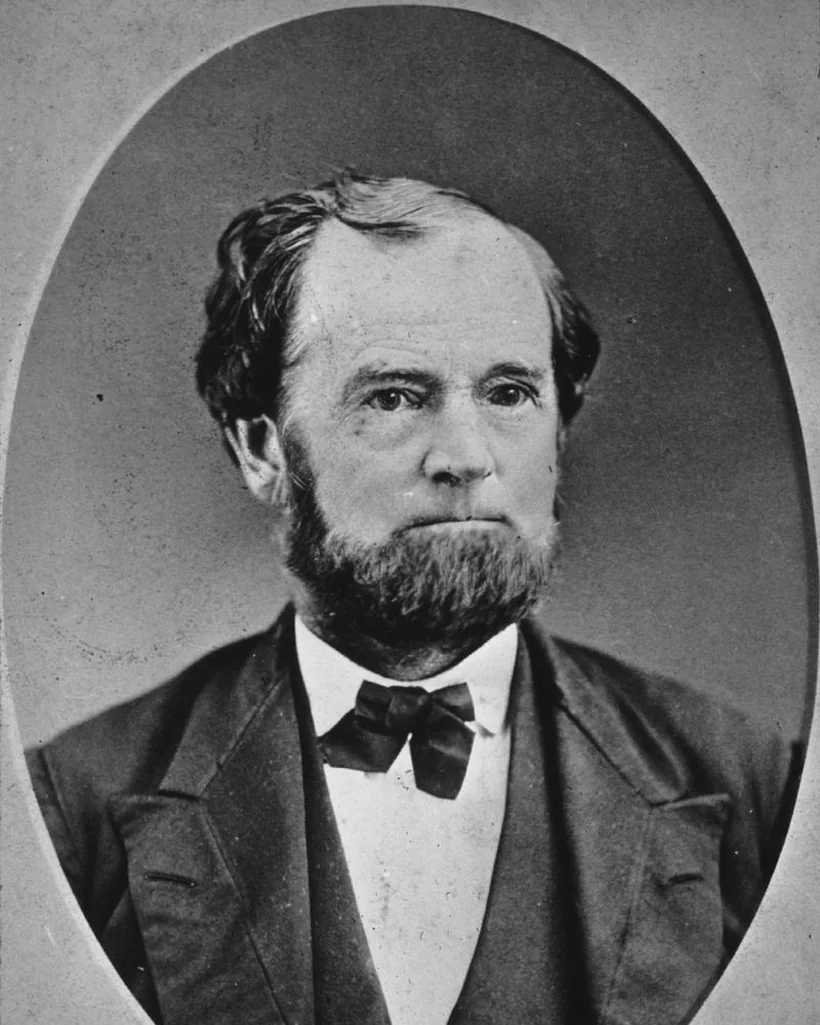 Portrait of Alonzo Horton, the developer who founded downtown San Diego's New Town in 1867 and built its first grand hotel