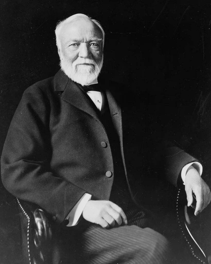 Andrew Carnegie, photographed in 1913, whose Pittsburgh institutions anchor the city's cultural tourism