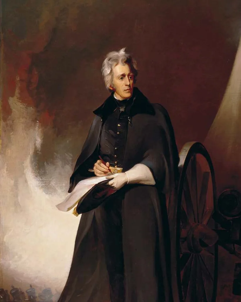 Andrew Jackson, who received Florida for the United States at Pensacola in 1821 as first territorial governor