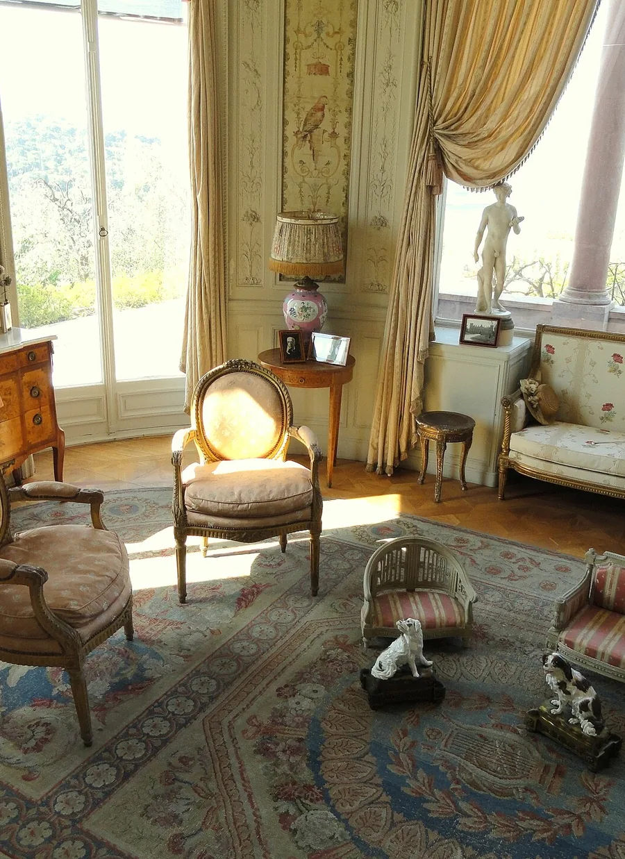 Béatrice Ephrussi de Rothschild, who built the Villa Ephrussi on Cap-Ferrat — the Belle Époque hostess whose presentation-first standards still shape how the peninsula's luxury short-term rentals are marketed