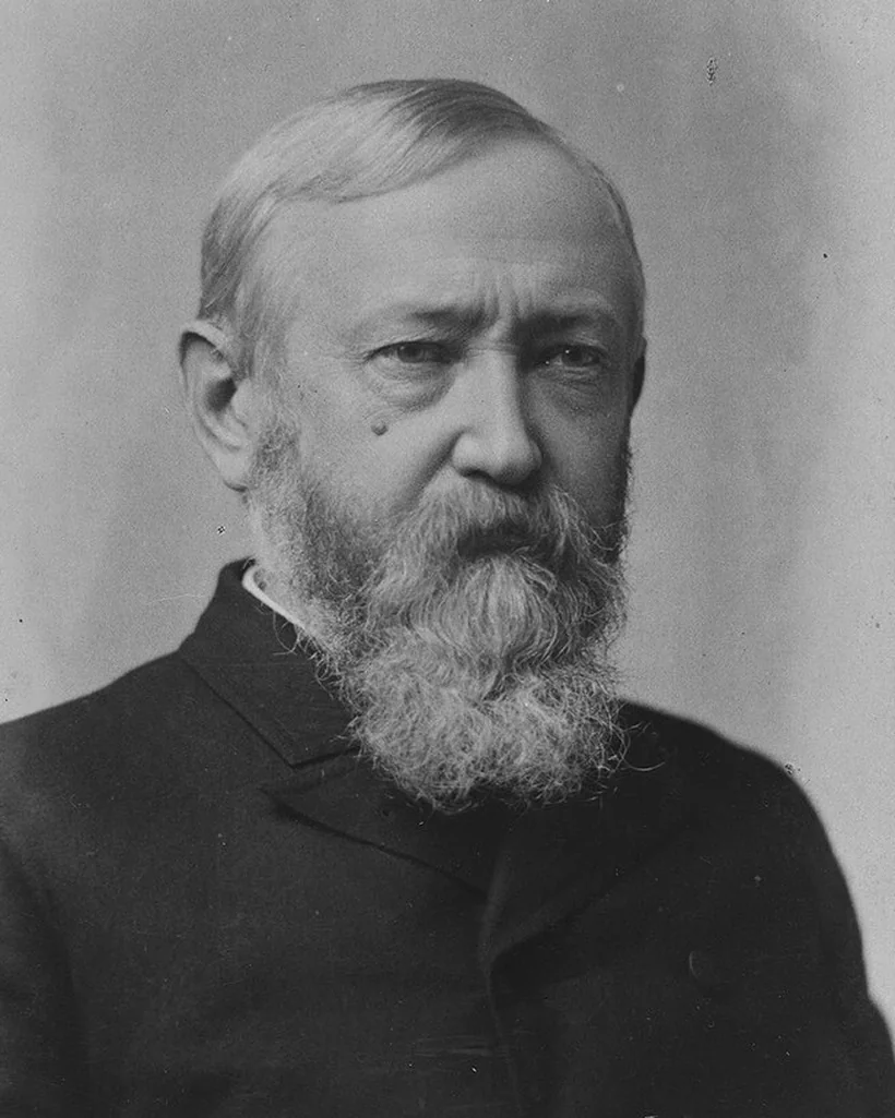 President Benjamin Harrison, who ran the country from Congress Hall in Cape May during the summer of 1891