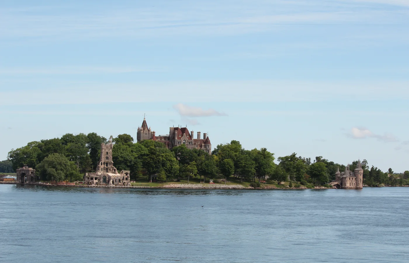 Boldt Castle on Heart Island in the Thousand Islands of the St. Lawrence River