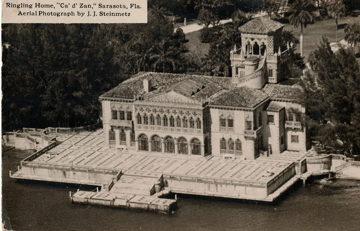 Ca' d'Zan, the 1926 Venetian Gothic mansion of John and Mable Ringling on Sarasota Bay