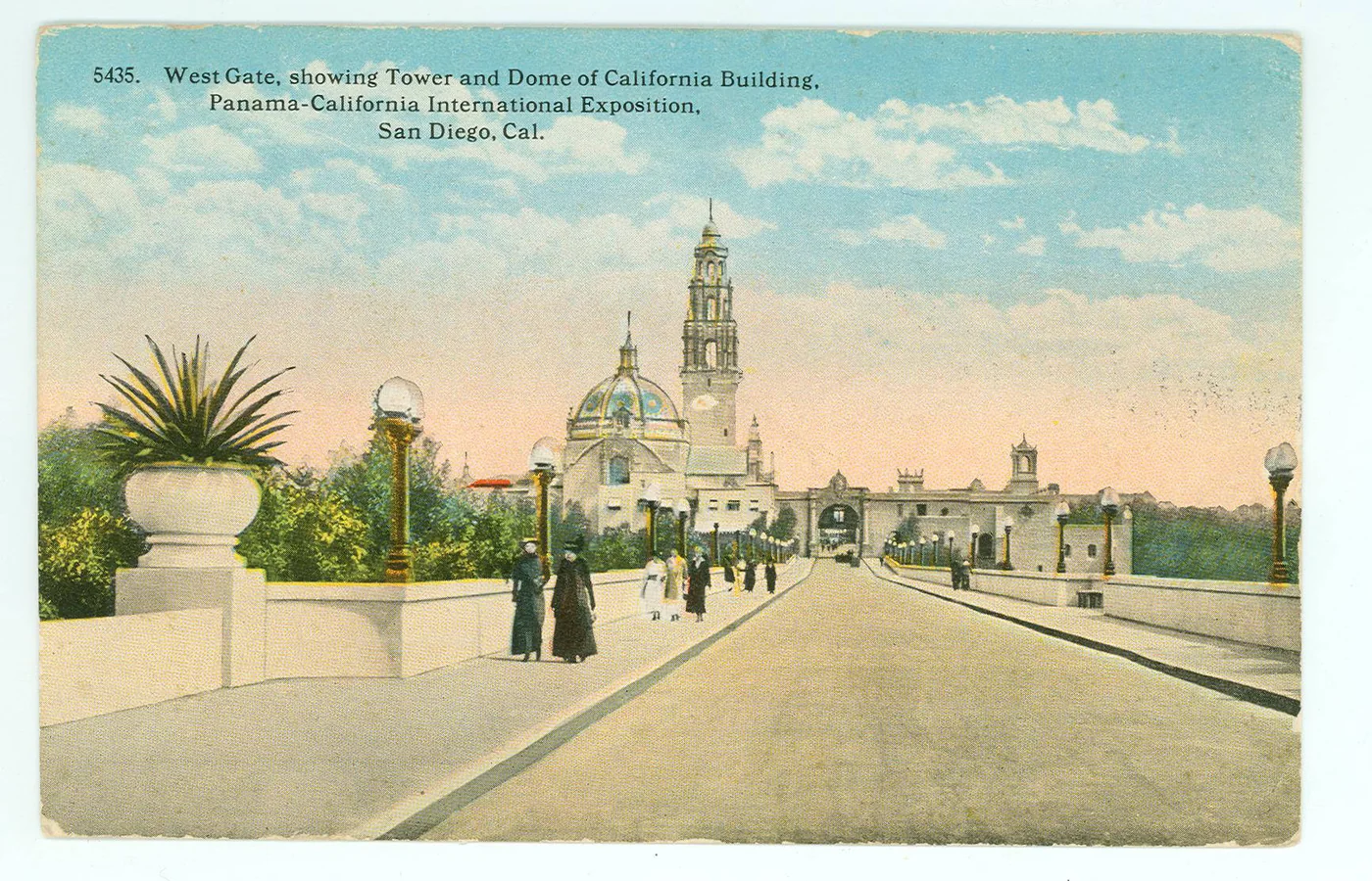 The California Building and tower in Balboa Park, built for San Diego's 1915 Panama-California Exposition