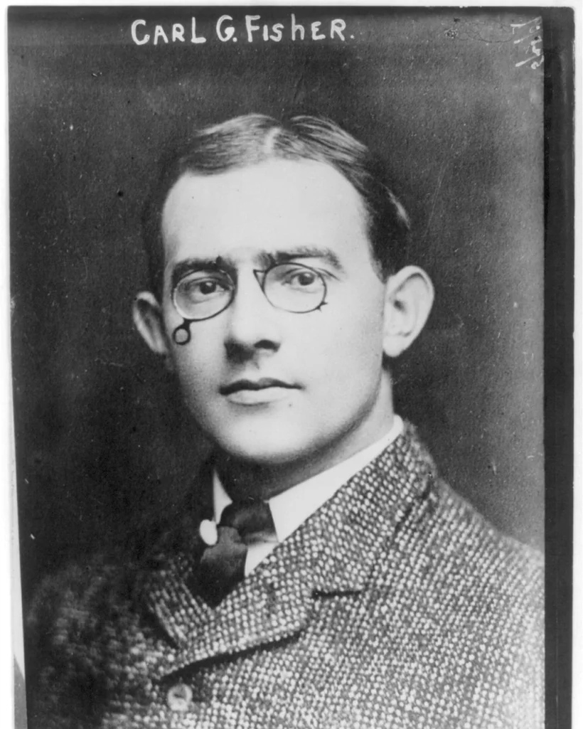 Carl G. Fisher, who dredged Miami Beach out of a mangrove sandbar and advertised it to the entire country — Florida's original destination marketer and the ancestor of how its rentals are promoted today
