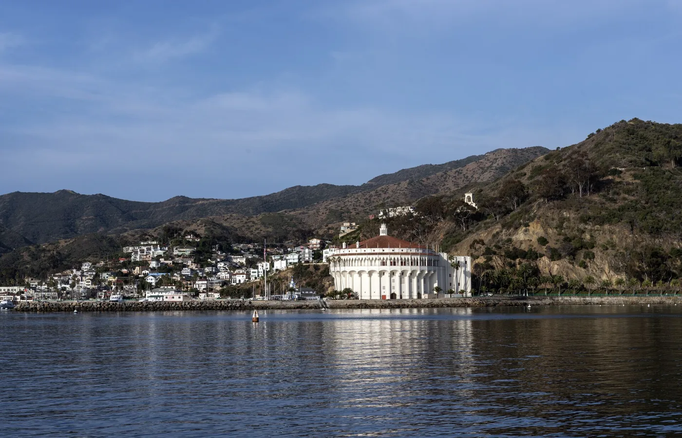 The Catalina Casino, the circular Art Deco landmark William Wrigley Jr. opened on Avalon Bay in 1929