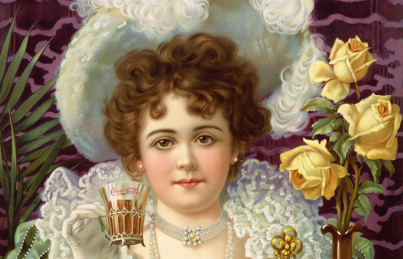 A vintage Coca-Cola advertisement from around 1900, the era Asa Candler built the brand nationwide from Atlanta