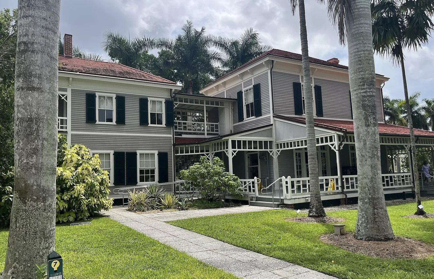 The Edison and Ford Winter Estates on the Caloosahatchee River in Fort Myers, Florida