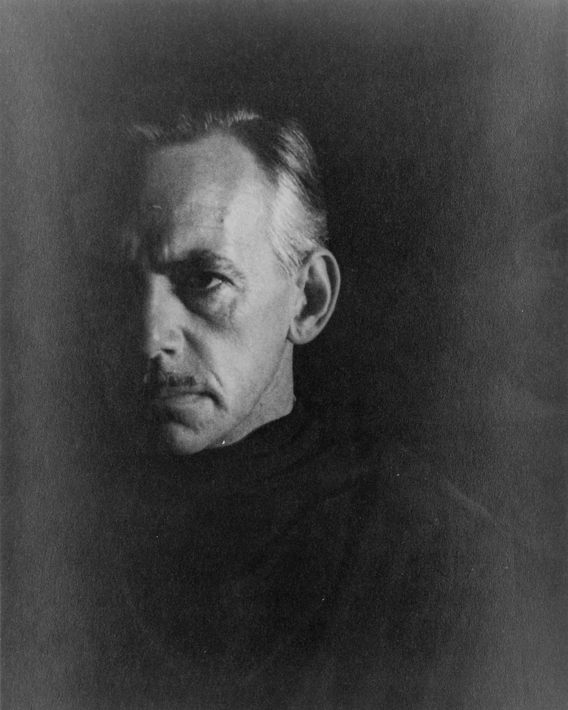 Eugene O'Neill, whose first produced play was staged on a Provincetown wharf in 1916, photographed by Carl Van Vechten
