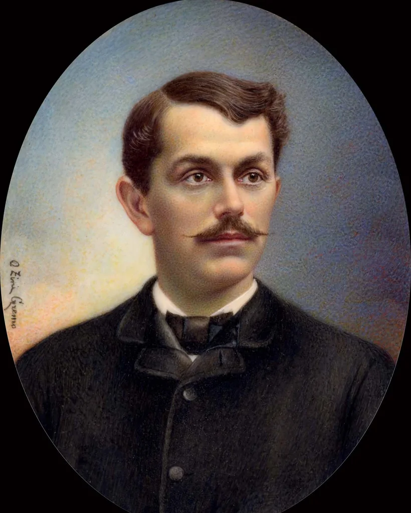 Portrait of George Shatto, the developer who founded and named the resort town of Avalon on Santa Catalina Island in 1887