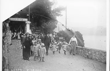The Grand-Hôtel du Cap-Ferrat photographed around 1908 — the Belle Époque hotel that opened the peninsula to luxury travel and seeded today's Cap-Ferrat vacation-rental economy