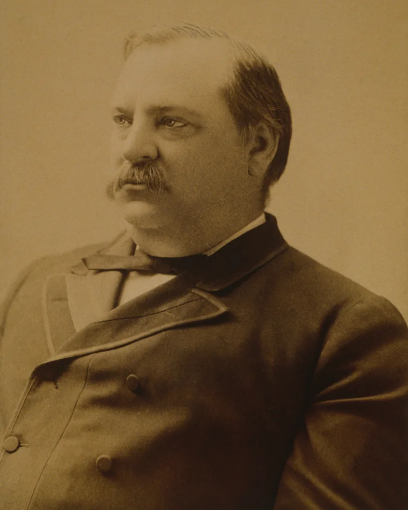 President Grover Cleveland, whose Gray Gables estate at Bourne served as the summer White House from 1893 to 1896