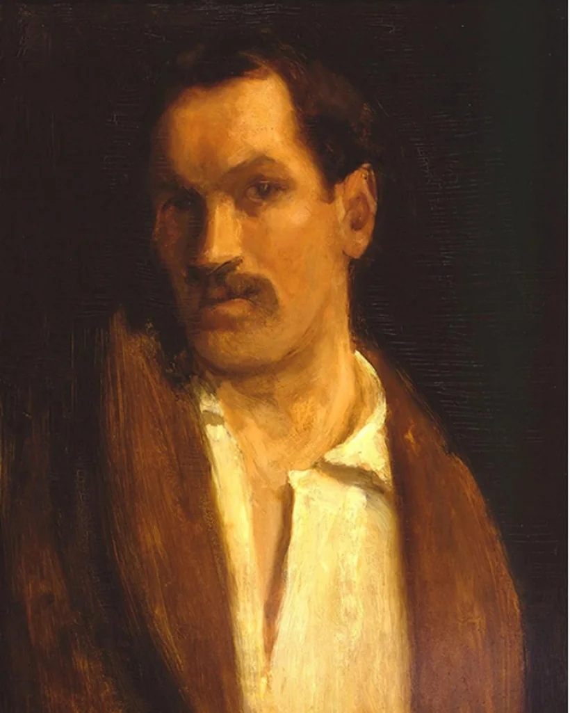 Hamilton Easter Field, founder of Ogunquit's modernist art colony, in a self-portrait
