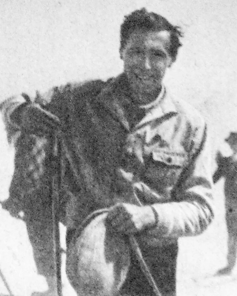 Hannes Schneider, the Austrian ski instruction pioneer who led the Cranmore ski school from 1939