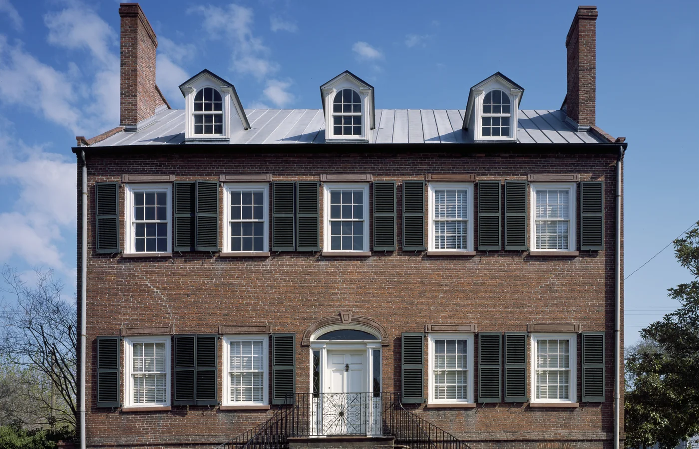 The Isaiah Davenport House in Savannah, saved from demolition in 1955 by the founders of the Historic Savannah Foundation