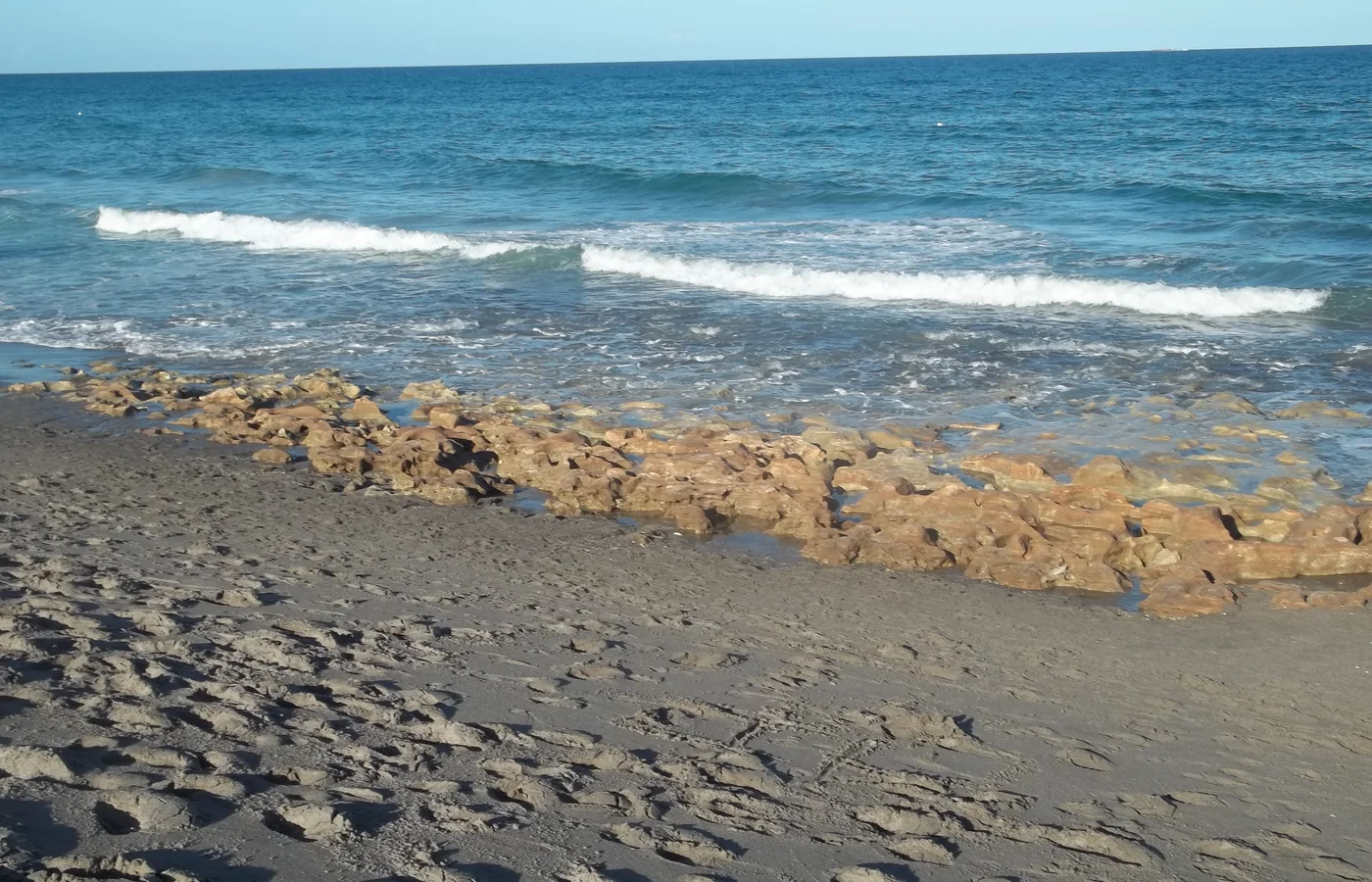 Coral Cove Park on Jupiter Island, Florida, with its Anastasia limestone rock outcrops