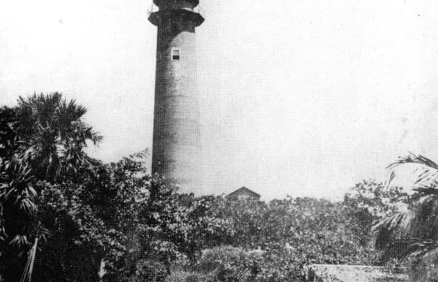 The red-brick Jupiter Inlet Lighthouse, lit in 1860 and designed by George Meade, in Jupiter, Florida