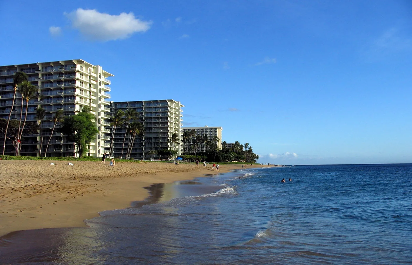 Kaanapali Beach on West Maui, opened by Amfac in 1962 as Hawaii's first master-planned destination resort