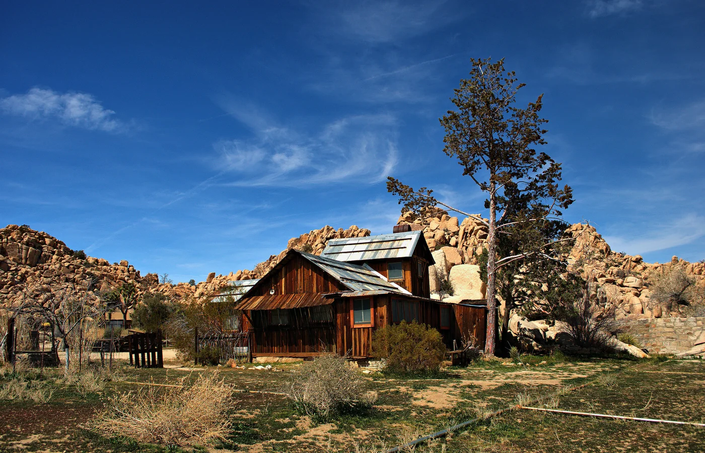 The Keys Ranch, also called the Desert Queen Ranch, homesteaded by Bill Keys in Joshua Tree National Park