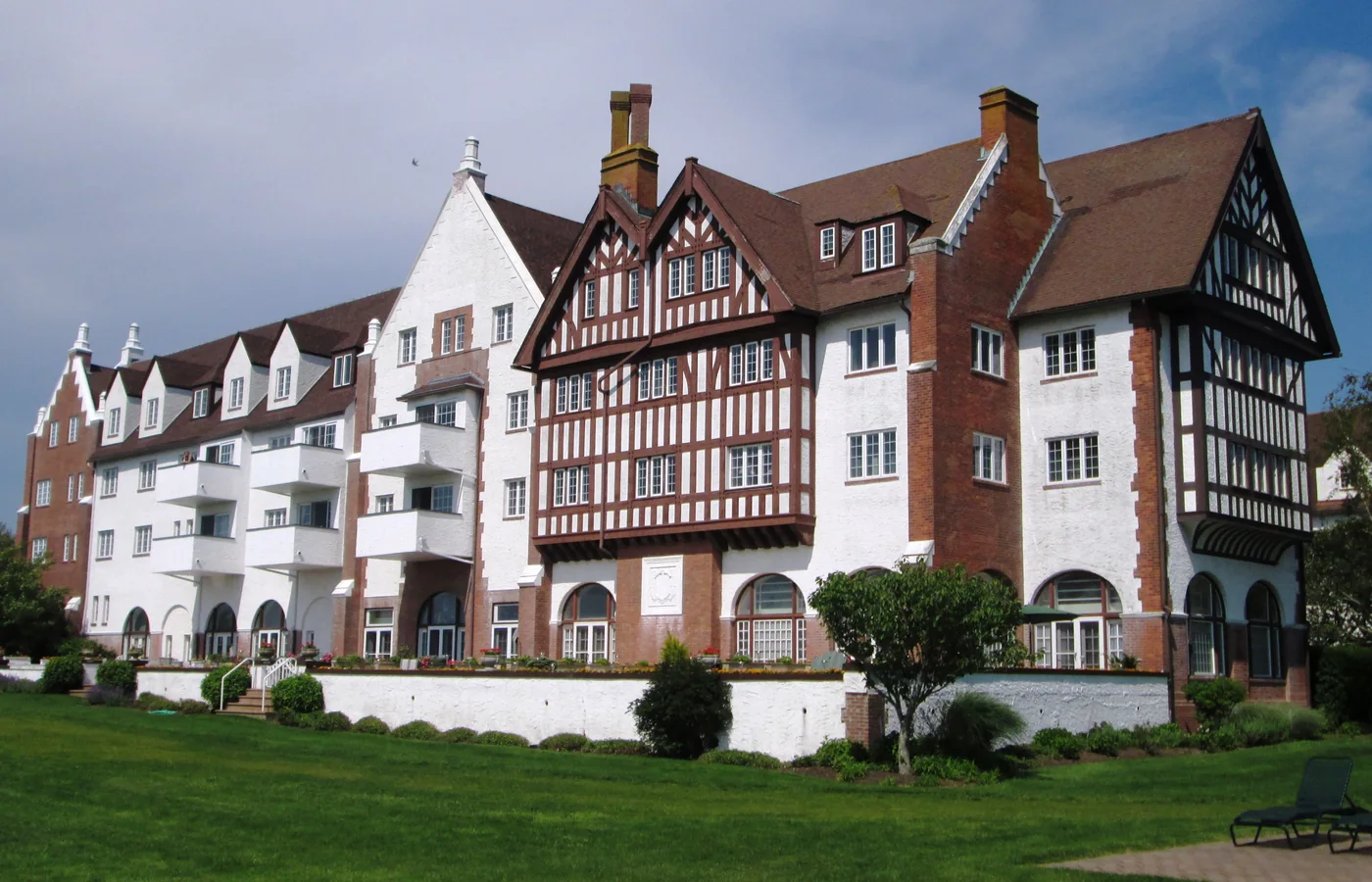 Montauk Manor, the resort hotel Carl Fisher opened in 1927 above Montauk village