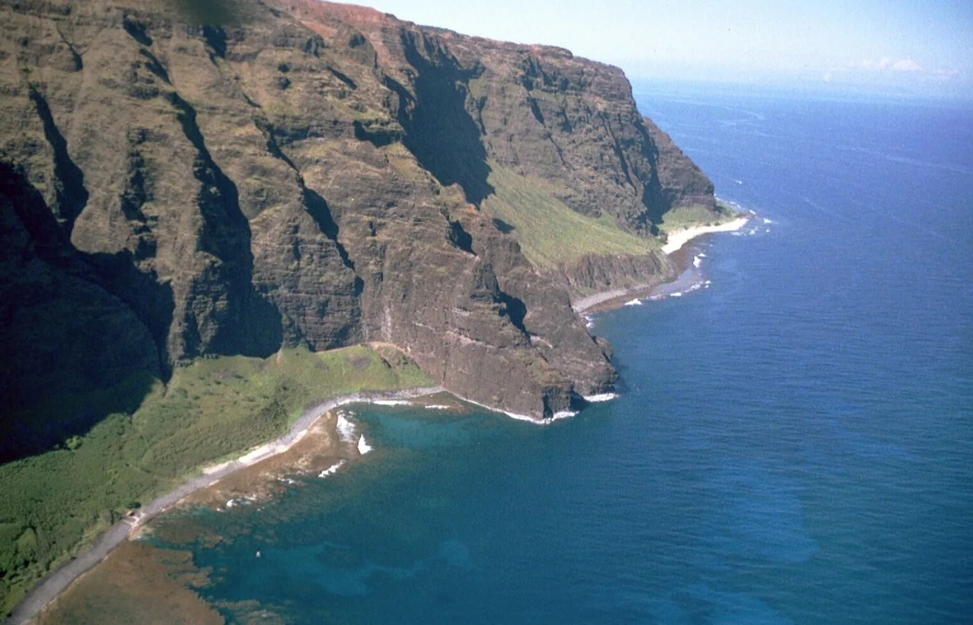 The cliffs of the Na Pali Coast on Kauai, the backdrop Hollywood has filmed for seven decades from South Pacific to Jurassic Park