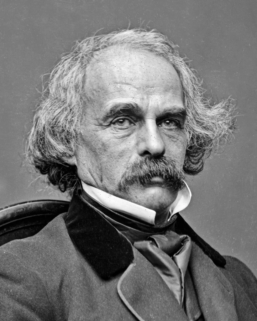 Nathaniel Hawthorne, the Salem-born author of The House of the Seven Gables, photographed by Mathew Brady