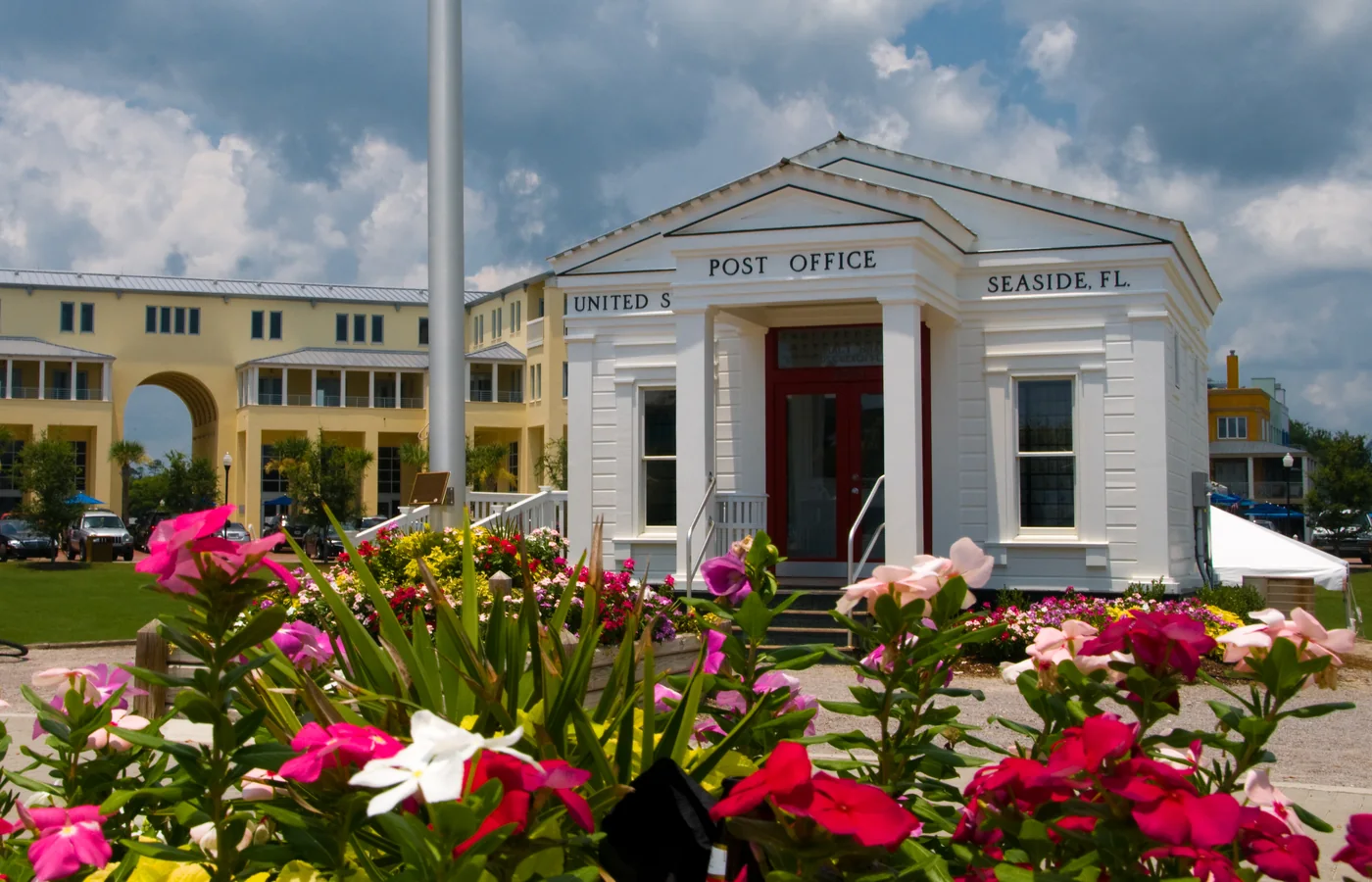 The planned town of Seaside, Florida, on Scenic Highway 30A, the first New Urbanist community in America