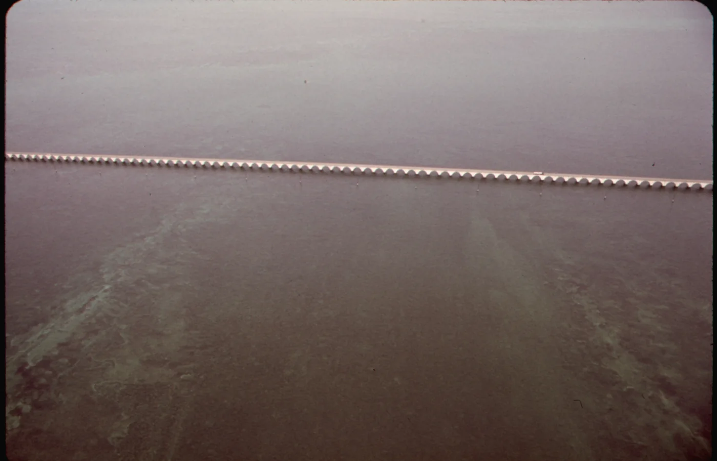 The Seven Mile Bridge carrying the Overseas Highway across open water in the Florida Keys