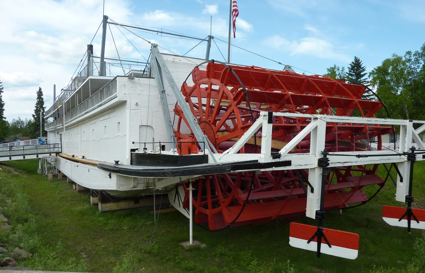 The SS Nenana, the 1933 sternwheeler preserved as the centerpiece of Pioneer Park in Fairbanks