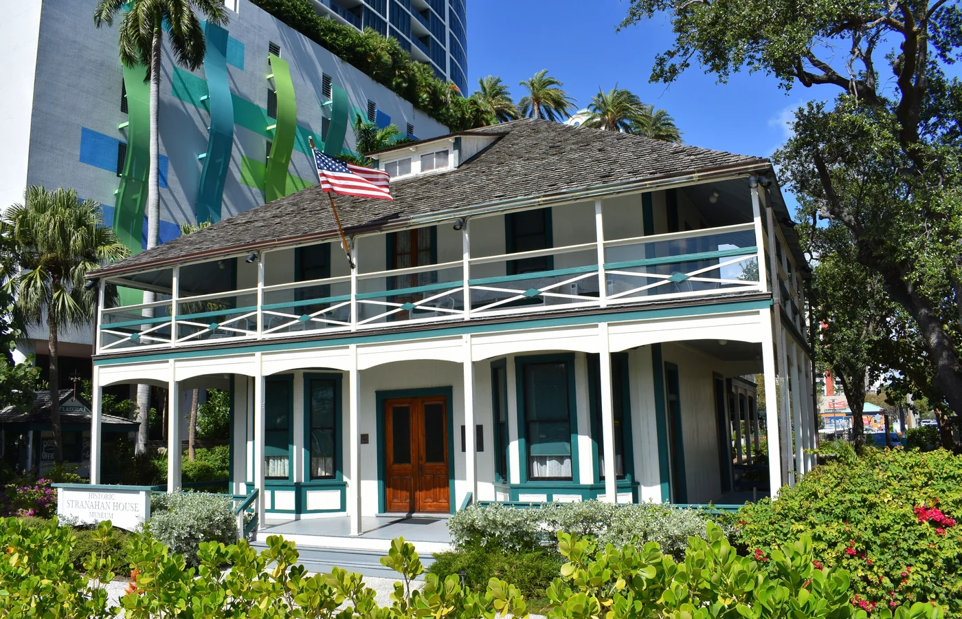 The Stranahan House on the New River in Fort Lauderdale, built in 1901, the city's oldest surviving structure